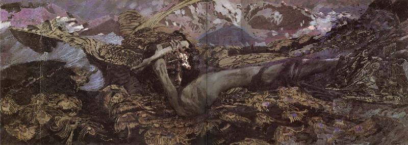 Mikhail Vrubel The Demon cast down